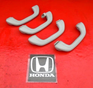 01 02 03 04 05 HONDA CIVIC INTERIOR SAFETY HOLD ON GRAB HANDLE SET OEM 4DR GRAY - Picture 1 of 3