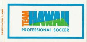 Original 1977 Team Hawaii NASL Sticker Soccer - Picture 1 of 1