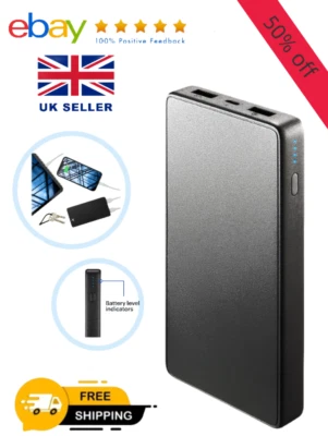 9000000mAh Power Bank Fast Charger Battery Pack Portable 4 USB for Mobile Phone - Image 1 of 4