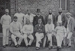 AUSTRALIAN CRICKET TEAM IN (1888) 1910 Print from Cricket of Today & Yesterday - Picture 1 of 2