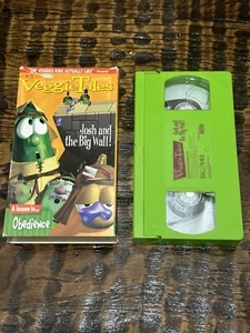 Big Idea VeggieTales - Josh And The Big Wall! (VHS, 1999) Lesson in Obedience! - Foto 1 di 5