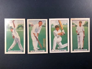 Allens 1938 Pre WWII Vintage Cricket Cards Barnes Brown Fleetwood-Smith Paynter - Picture 1 of 10