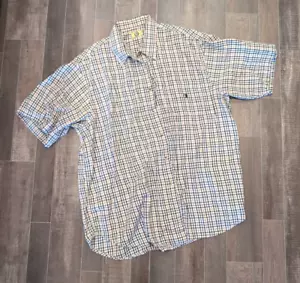 Duck Head Men's Short Sleeve Plaid Button Up Shirt Size XL - Picture 1 of 7