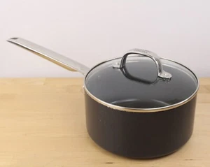 Williams Sonoma 3 Qt Professional Ceramic Nonstick Plus w/Diamond Sear Sauce Pan - Picture 1 of 12