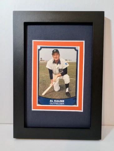 Al Kaline Detroit Tigers Display Framed MLB Baseball Card Plaque Cover