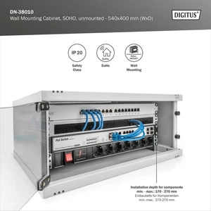 Digitus DN-38010 rack 4U Wandrek Grijs - Photo 1/6