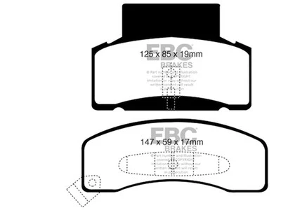 Front Brake Pad Set For 1994-1999 Dodge Ram 3500 1995 1996 1997 1998 DX142TN - Image 1 of 4