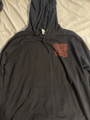 Pewdiepie Men’s Long Sleeve Hooded Black Shirt With Red Design Size Xl - Image 1 of 4