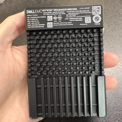 New Intel Optane P4800X 750GB 2.5'' U.2 NVMe PCIe3.0 x4 SSDPE21K750GAT Dell SSD - Image 1 of 3