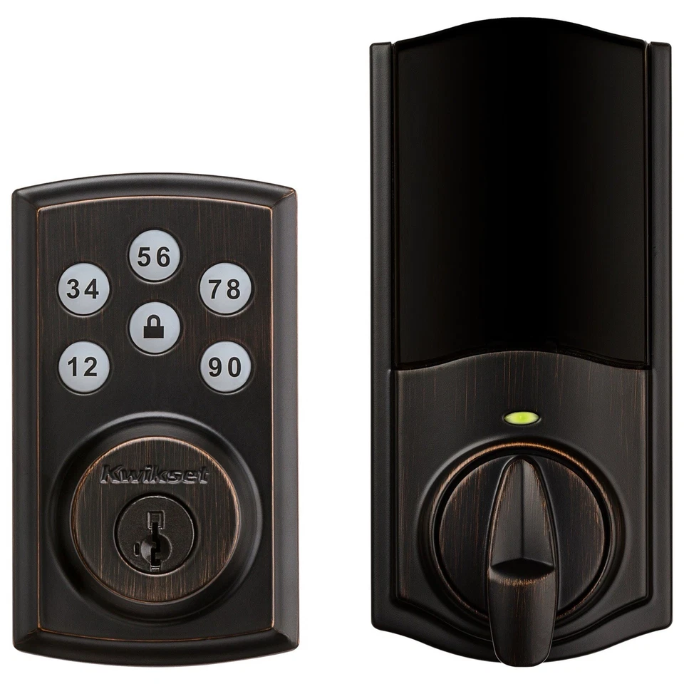 Kwikset SMARTCODE 888 Panel Táctil Cerrojo Electrónico - BRONCE VENECIANO NUEVO Foto 1 de 1