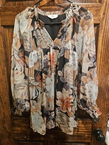 Bluse Entro Größe M Blumenmuster - Bild 1 von 5