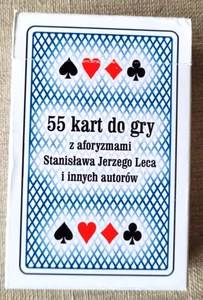 Aforyzmy Stanislawa Jerzego RARE Playing Cards Deck Poland Galewsky 54, 2014 - Bild 1 von 13