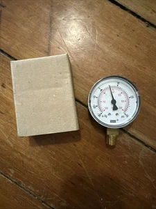 NOS Wika 2.5” 30-0-30 1/4LM Dual Scale Pressure & Vacuum Gauge w/box Germany - Picture 1 of 9
