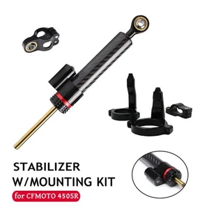 Ammortizzatore di sterzo con staffa di montaggio per CFMOTO 450SR 21-22 Damper - Picture 1 of 12