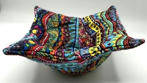 Handgefertigte gesteppte Stoffschale gemütlich/Schmuckschale/Catch-All bunt waschbar - Bild 1 von 8