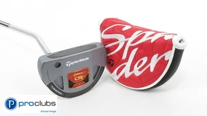 MINT Left Handed TAYLORMADE SPIDER GT ROLLBACK SINGLE BEND PUTTER w/ HEADCOVER - Picture 1 of 5