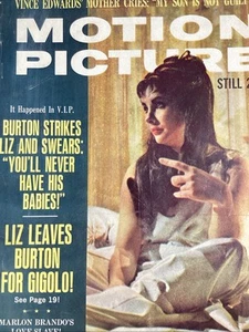 Motion Picture Magazine 1963 Elvis Liz Taylor Hitchcock Mills Wood O’Toole Ava - Picture 1 of 24