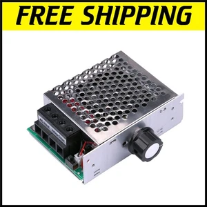 110V 10000W SCR Voltage Regulator with Intelligent Cooling Fan for Motor Control - Picture 1 of 8