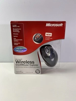 Microsoft Wireless Intellimouse Explorer w/Tilt Wheel Metallic Blue (M03-00039) - Image 1 of 4