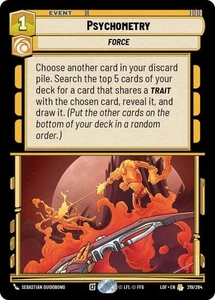 Star Wars Unlimited - Psychometry - Legends of the Force - Bild 1 von 1