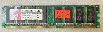 Kingston Memory Upgrade Module KVR400X64C3A/256 PC3200 CL3 184-PIN DIMM - Image 1 of 2