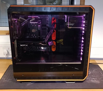 PC Specialist Gaming PC Ryzen 7 3800XT 64GB RAM 1TB NVMe 8TB HDD RX580 8GB Win10 - Image 1 of 4