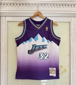Karl Malone #32 Utah Jazz Mitchell & Ness NBA Jersey Basketball Shirt Kit - Picture 1 of 15