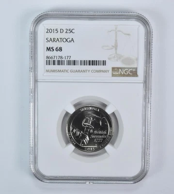 2015-D Washington Quarter ATB Saratoga MS68 NGC - Image 1 of 4