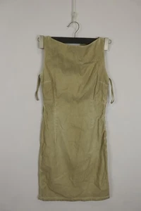 Prada Tan Cotton Sleeveless Outdoor Boat Neck Casual Side Zip Tank Top Size 40 - Picture 1 of 14