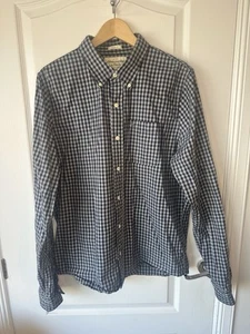 Abercrombie And Fitch Blue And Grey Gingham Shirt (Muscle Fit) Size XXL - Picture 1 of 6