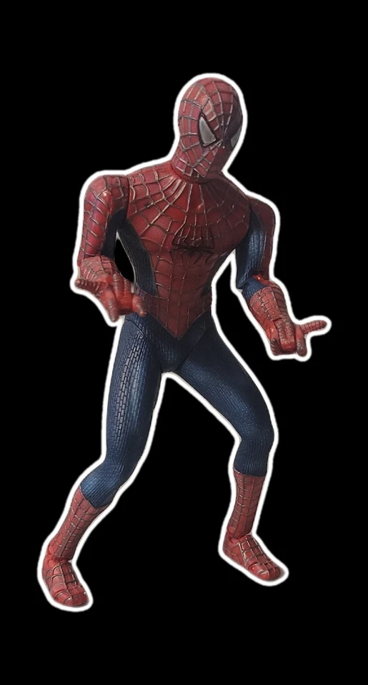Figura de acción vintage 2003 ToyBiz Marvel Spider-Man 2 Web Climbing Spider-Man 6" Foto 1 de 2