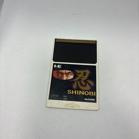 Shinobu SHINOBI HuCARD SEGA 1989 PC Engine Japan Region