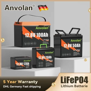 Batteria LiFePO4 125Ah 100Ah 50Ah 20Ah batteria litio BMS per casa solare camper - Foto 1 di 43