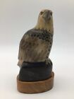 Barry Stein Eagle Bird Figure Hand Carved Cattle Horn Signed