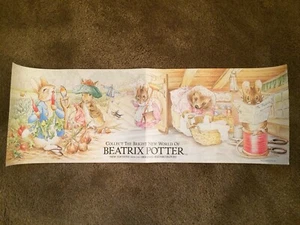 Póster 1988 de Beatrix Potter Peter Rabbit & Friends F. Warne & Co. ltd - Imagen 1 de 7