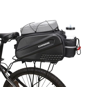 Bicycle MTB Bike Large Capacity Rear Rack Seat Tail Bag Outdoor EVA Hard Case - Picture 1 of 15