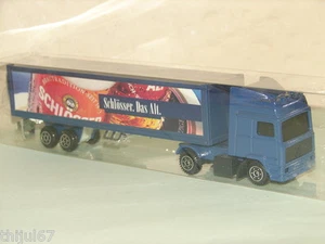 CAMION  SEMI-REMORQUE PUBLICITAIRE NEUF EN BOITE TRANSLUCIDE  ECHELLE HO   N°11 - Picture 1 of 2