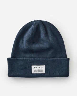 Gorro tejido Rip Curl para hombre ~ Crusher Tall azul marino - Imagen 1 de 3