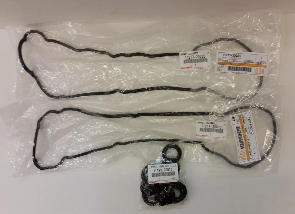 JUEGO DE JUNTAS DE TAPA DE VÁLVULA Y SELLO DE BUJÍA LEXUS FACTORY 1994-1998 ES300  Foto 1 de 1