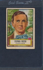 1952 Topps Look 'n See #028 Stephen Foster VG *26 - Picture 1 of 1