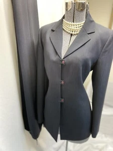 Kasper For ASL Pant Suit Size 10 Fits Like 8 Two Piece Set Elastic Waist Power - Picture 1 of 24