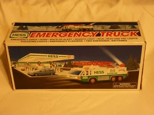 1996 HESS EMERGENCY LADDER TRUCK - EXC. CONDITION - NEW IN BOX (14) - Picture 1 of 1