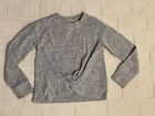 Little Girls Size 5/6 CHILDRENS PLACE Front-Knot Pullover Gray Sweater