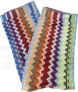 MISSONI HOME Duschtüch Strandtuch BAUMWOLLE velours 100x150cm ALFRED - Picture 1 of 4