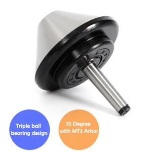 MT-2 Bull Nose Pipe Live Revolving Center For Lathe Machine Milling Tool - Picture 1 of 12