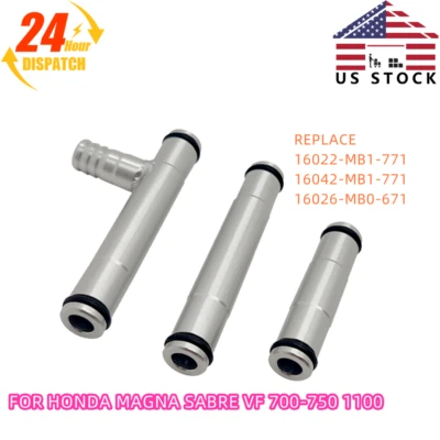 KIT DE TUBOS DE GAS COMBUSTIBLE CARBURADOR PARA HONDA MAGNA SABRE VF 700-750 1983-86 Foto 1 de 4