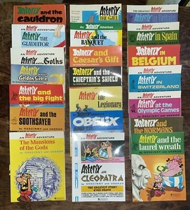 Asterix Posten 21 Taschenbücher Comics - verschiedene Jahre - ein Asterix Abenteuer - Bild 1 von 11