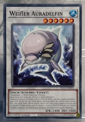 YUGIOH - Weißer Auradelfin - BLC1-DE052 - Battles of Legend: Chapter 1 - DE/NM - Bild 1 von 2