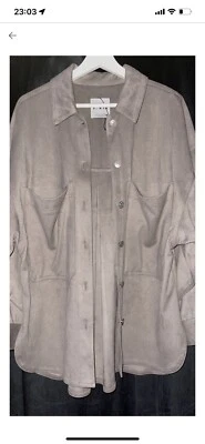 Zara Faux suede shirt Co Ord S - Image 1 of 4