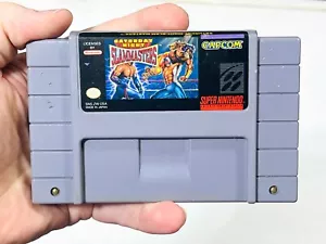 Saturday Night Slam Masters - Original Super Nintendo Spiel SNES - getestet - Bild 1 von 3